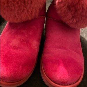 Original Ugg boots. Size 7 . Magenta color